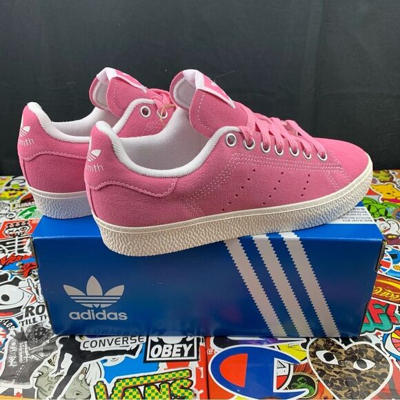 Stan Smith CS Pink Suede Women's Various Sizes - Picture 2 of 13